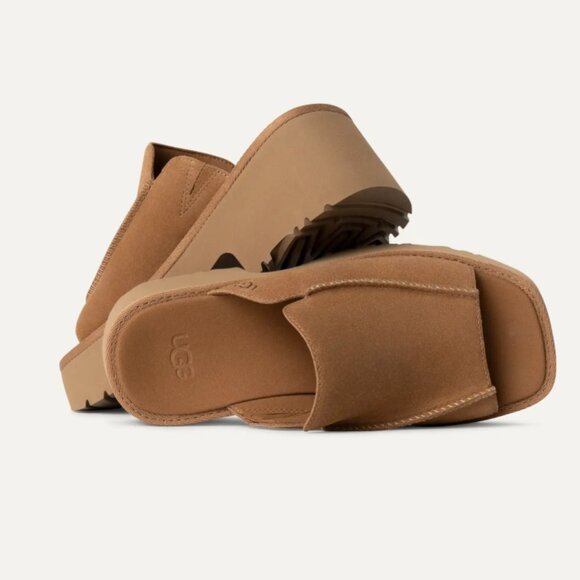 Women's New Heights Slide in chestnut - Picture 4 of 6